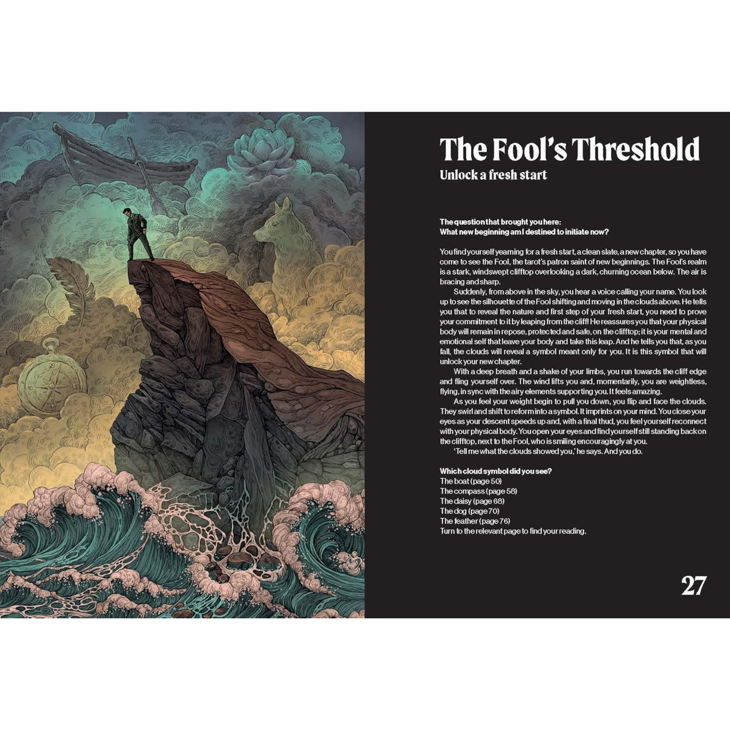 The Cardless Tarot Hardcover Book