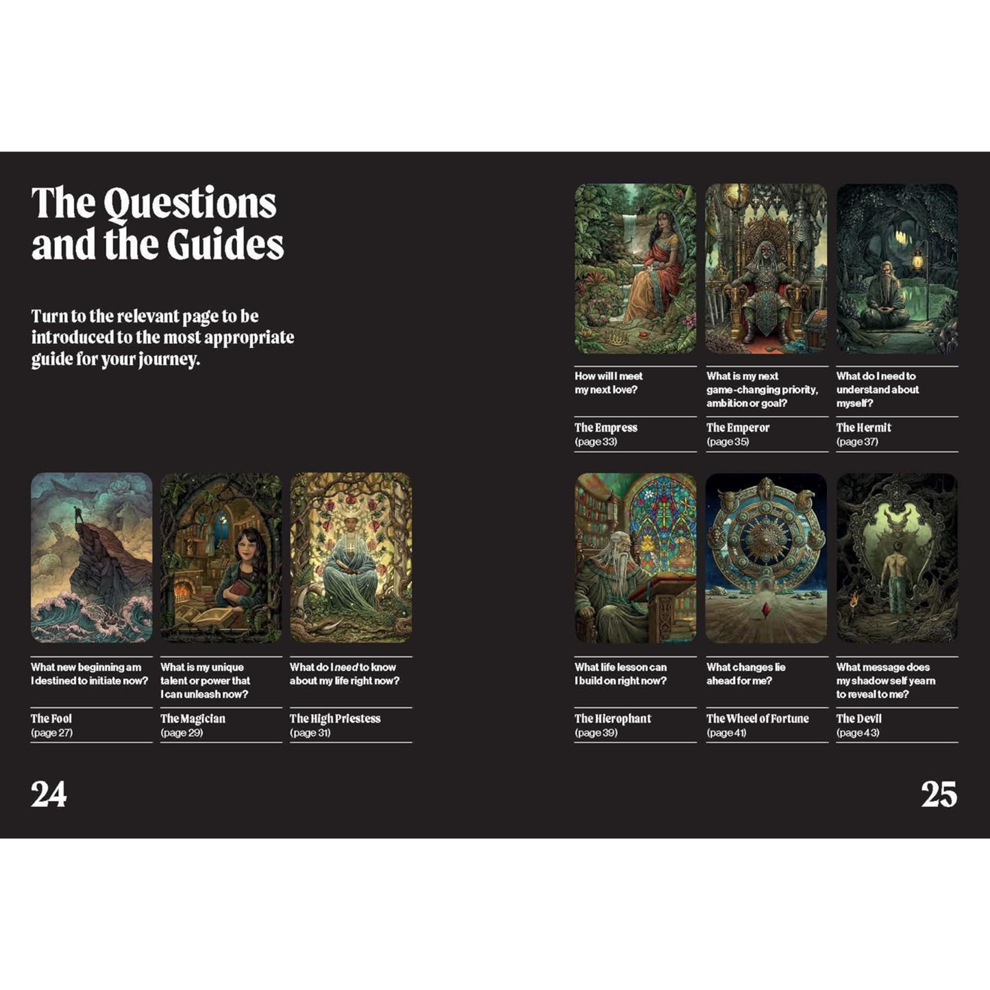 The Cardless Tarot Hardcover Book