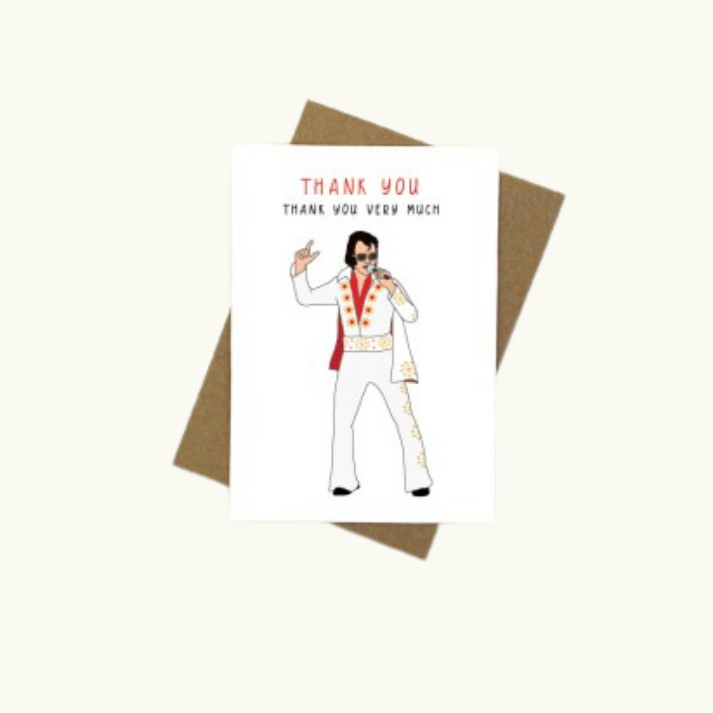 Greeting cards - Elvis Thank you