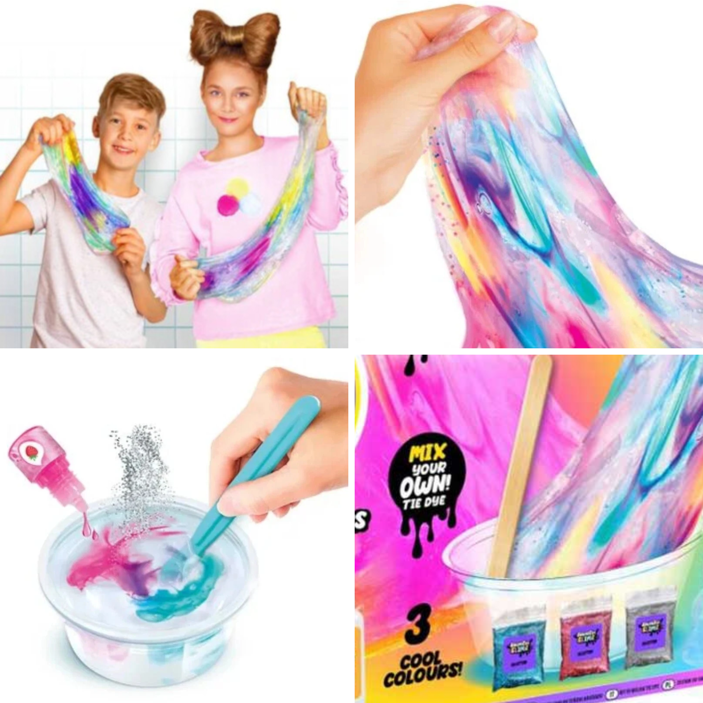 Tie Dye Slime Activity Kit