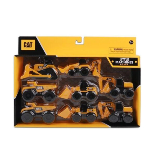 CAT Mini Trucks, Diggers & Machines 8-Pack