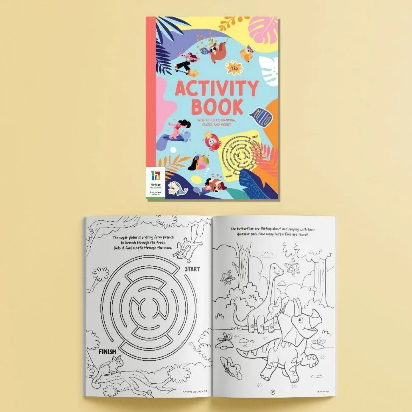 Kids Travel Colouring & Activity Case