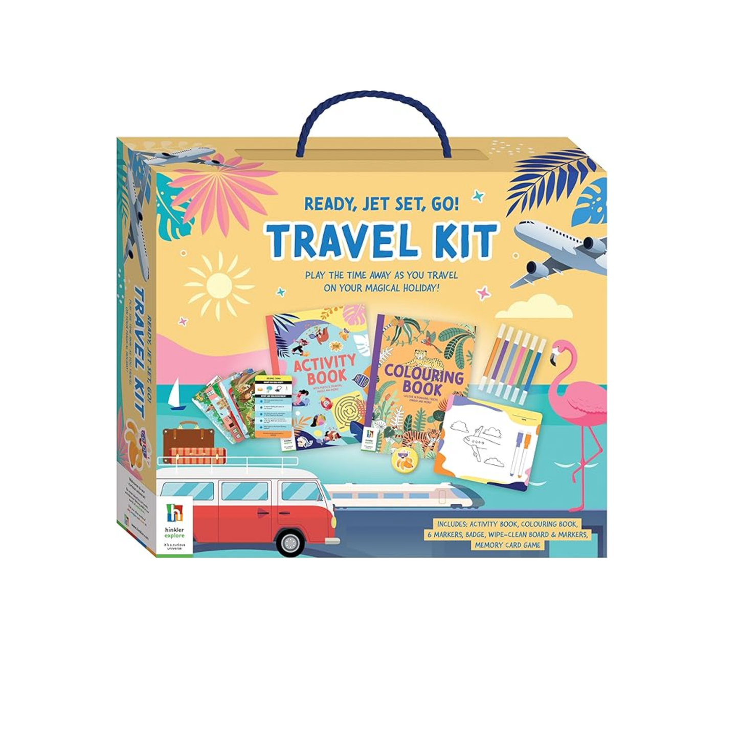 Kids Travel Colouring & Activity Case