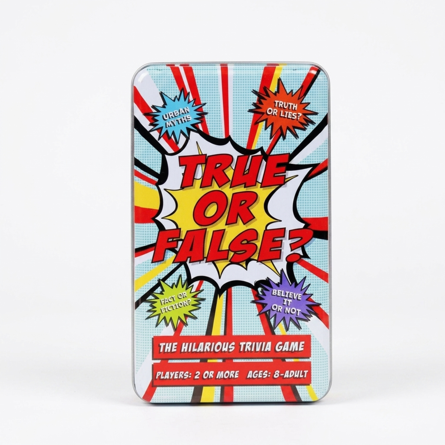 True or False Board Game Tin