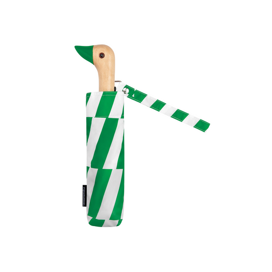 Duck Umbrella Compact – Green Check