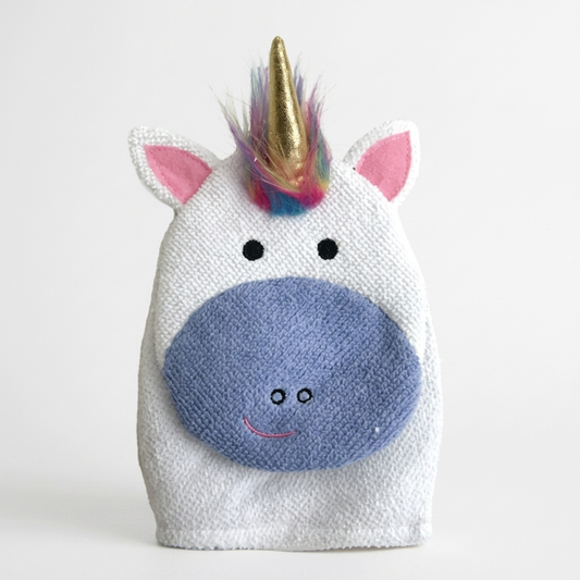 Baby Bath Mitt - Unicorn