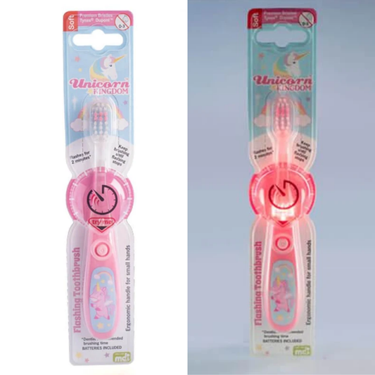 Flashing Unicorn Timing Child Toothbrush