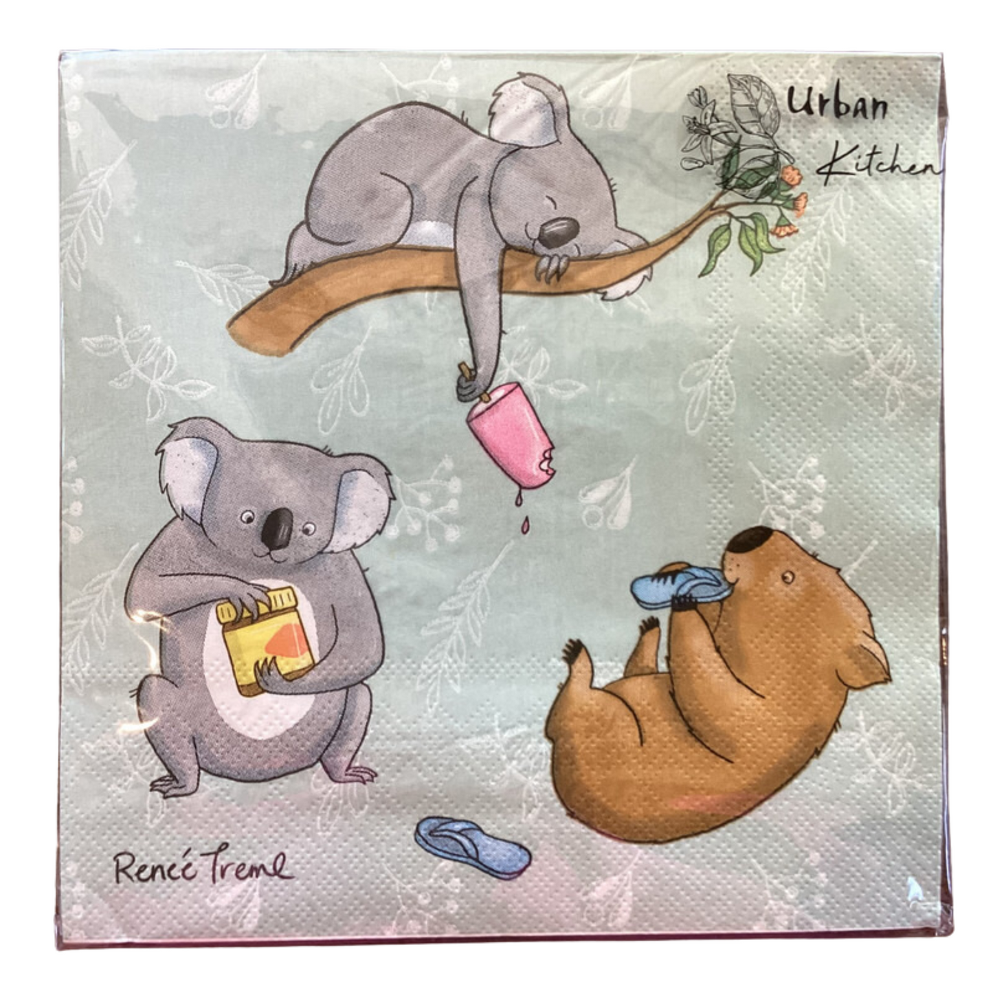 Koala and Wombat Napkins