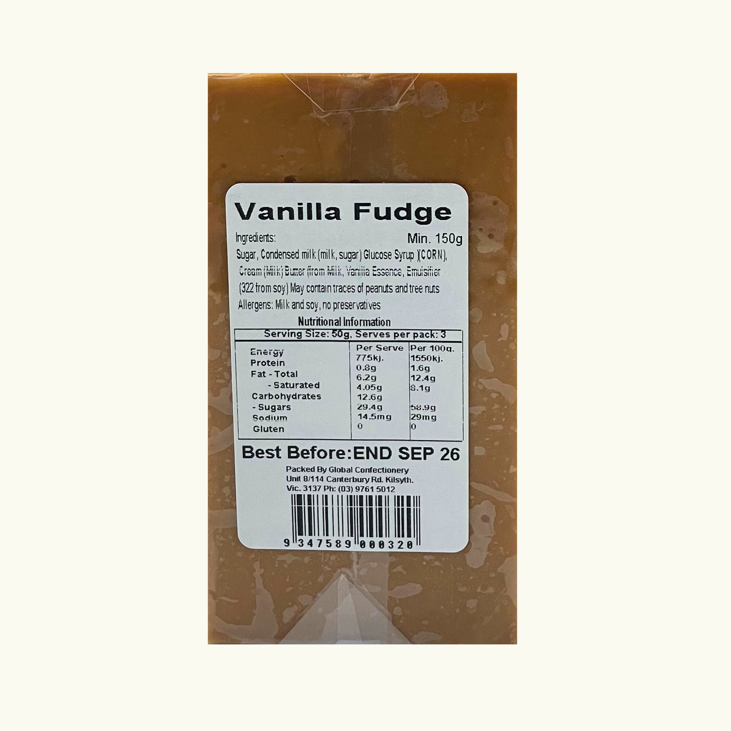 Vanilla Fudge 150g