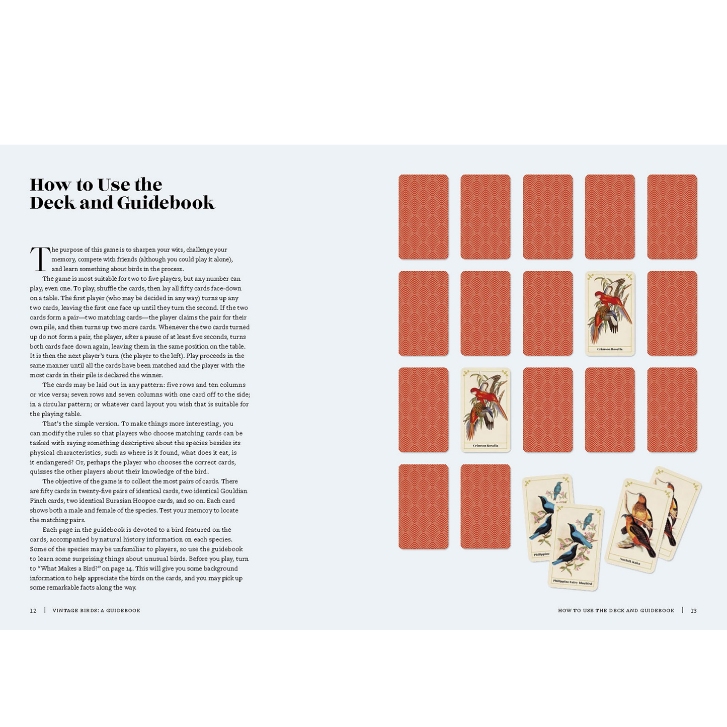 Vintage Birds: A Guidebook and Matching Game