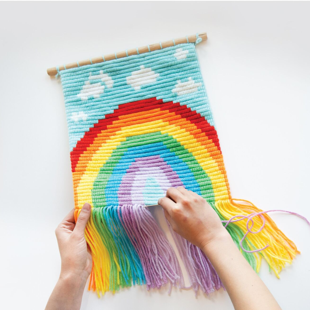 Rainbow Wall Hanging Activity for Kids