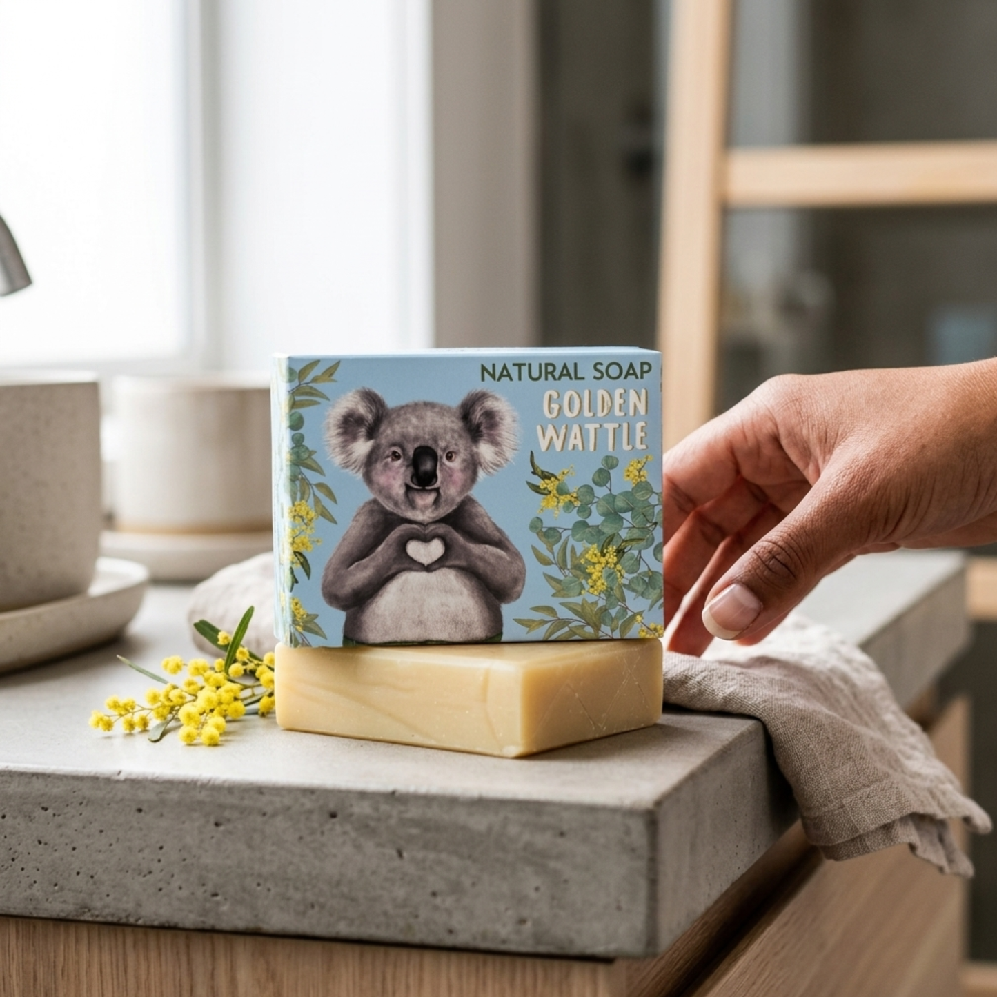 Australian Natural Soap Golden Wattle, 130g