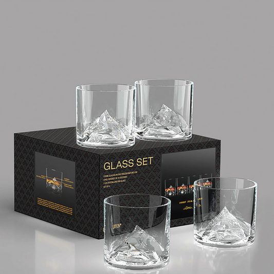 Everest Whisky Glasses Set of 4 - Gift Box