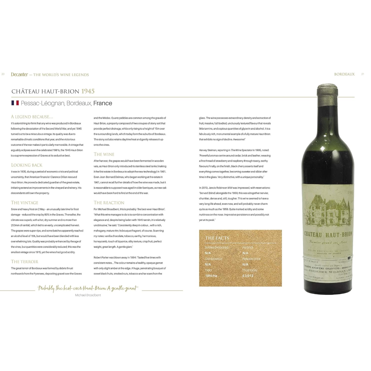 The World's Wine Legends Book by Decanter