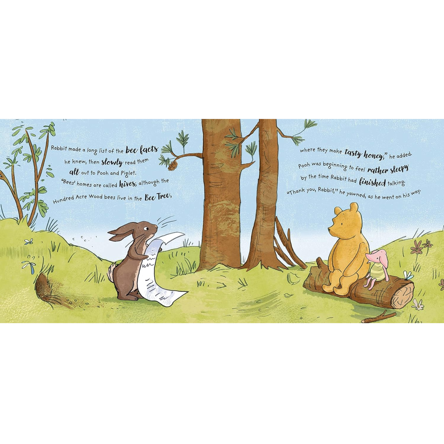 Winnie the Pooh Helps the Bees Hardcover Book