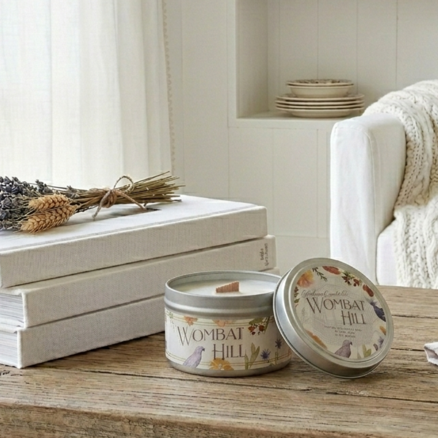 Daylesford Wombat Hill Candle Travel Tin, 120g