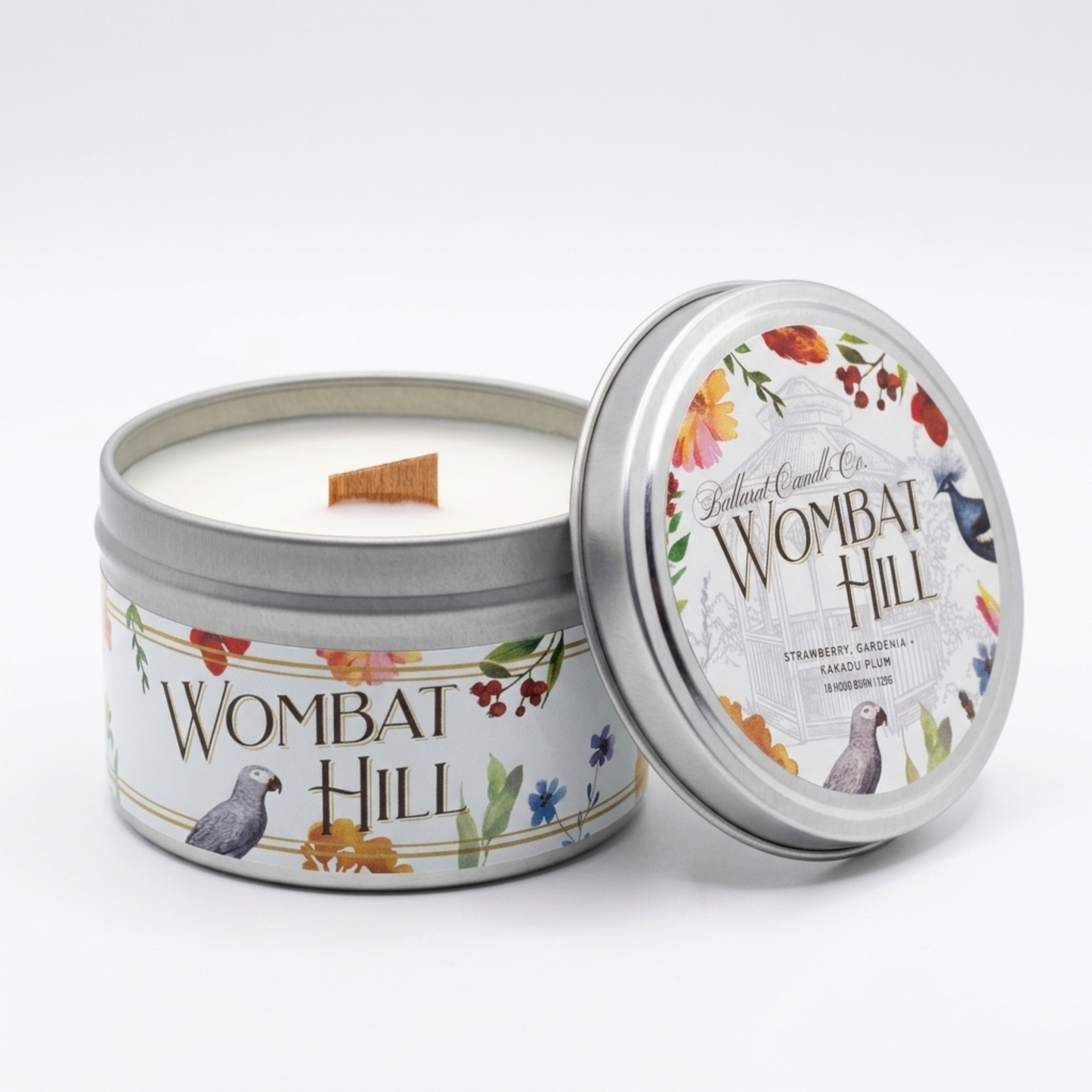 Daylesford Wombat Hill Candle Travel Tin, 120g