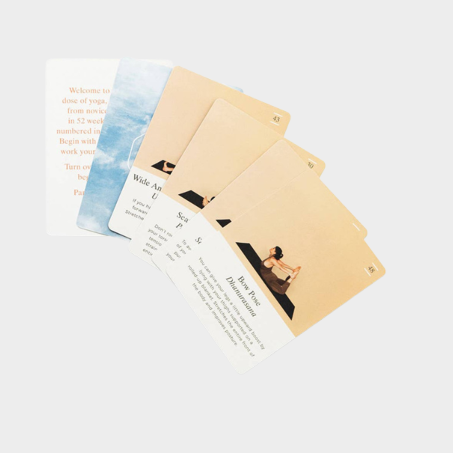 The Yoga Box - A Card Deck: 52 cards to perfect yoga poses