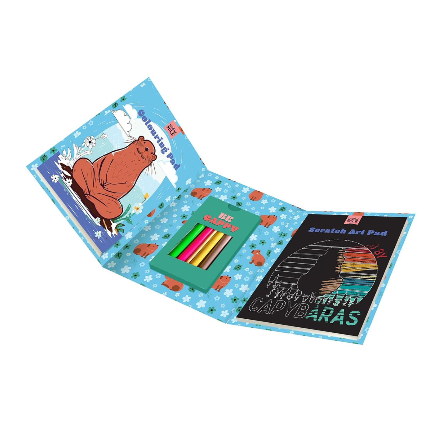 Be Cappy Colour & Scratch Hardcover Book