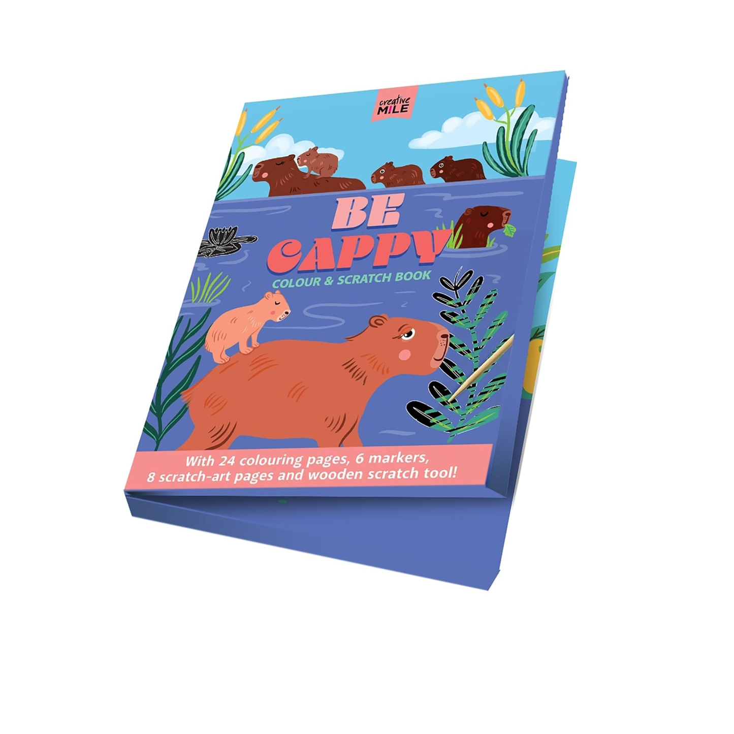 Be Cappy Colour & Scratch Hardcover Book