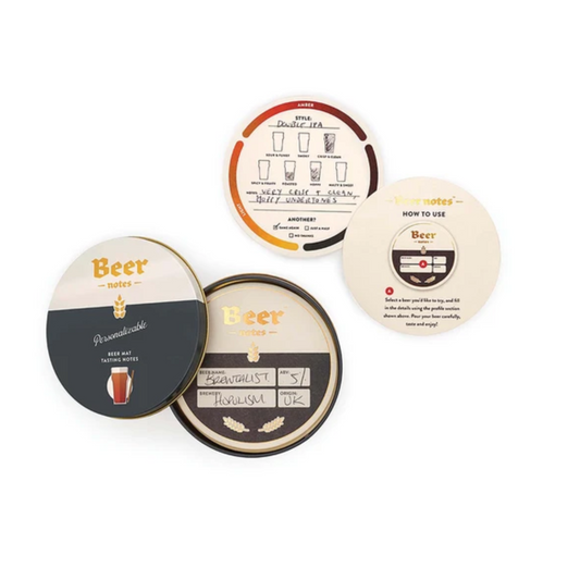 Beer Notes - Beer Mat Tasting Notes Blue
