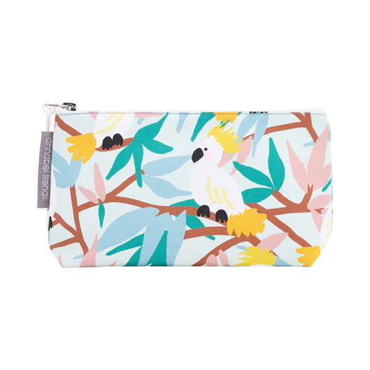 White Cockatoo Toilet & Cosmetic Bag - Small