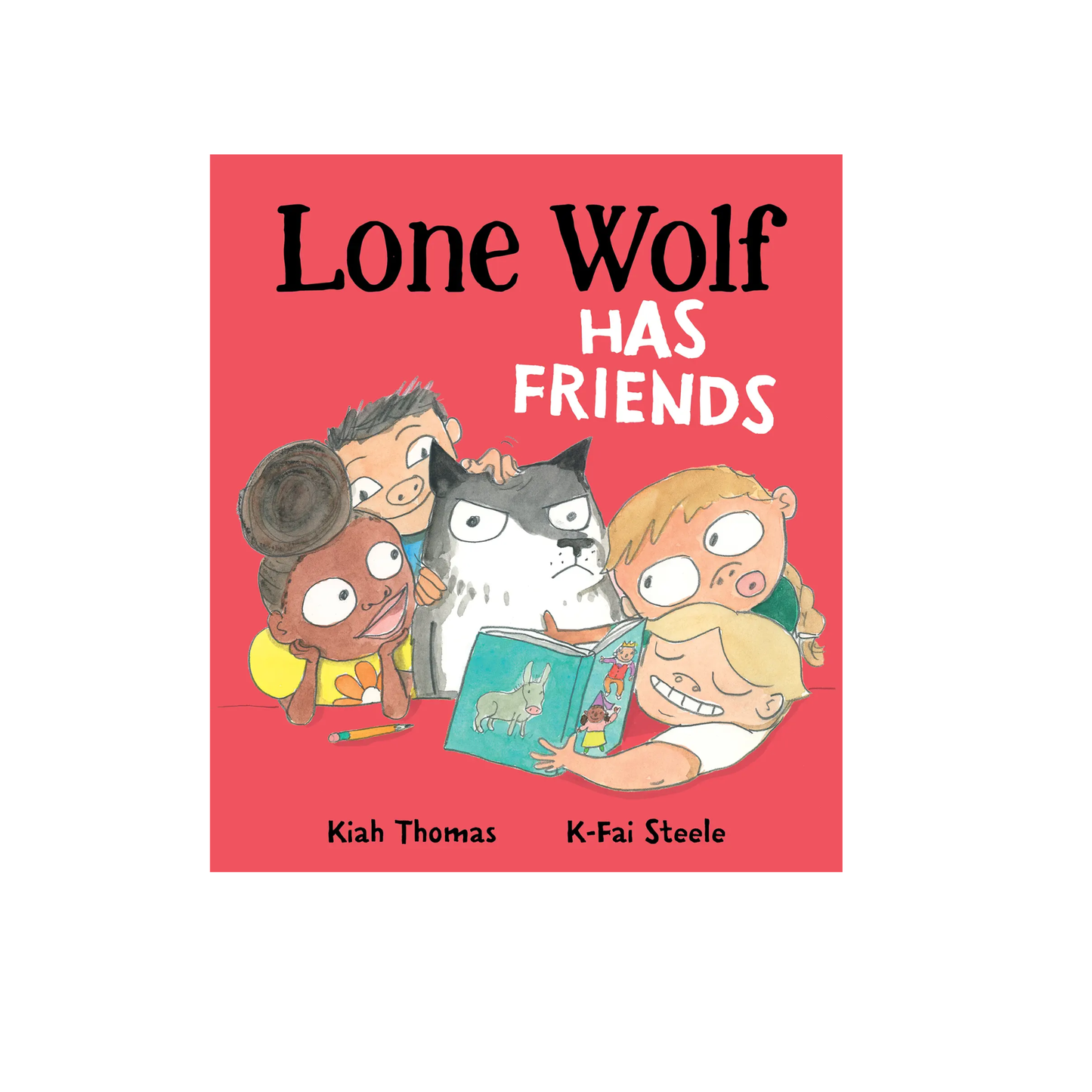 Lone Wolf Has Friends Hardcover Book