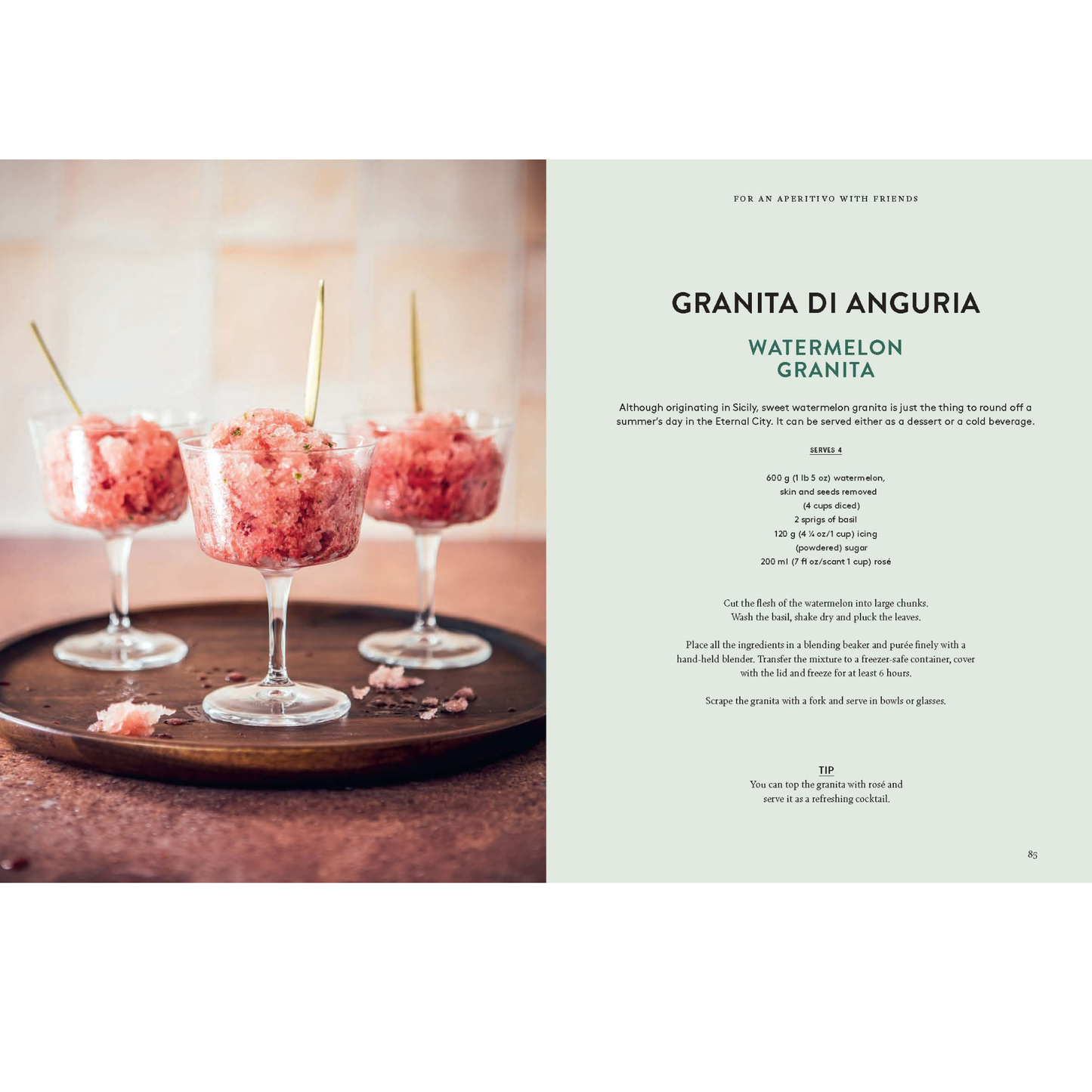 In Love with Rome: Recipes Cookbook