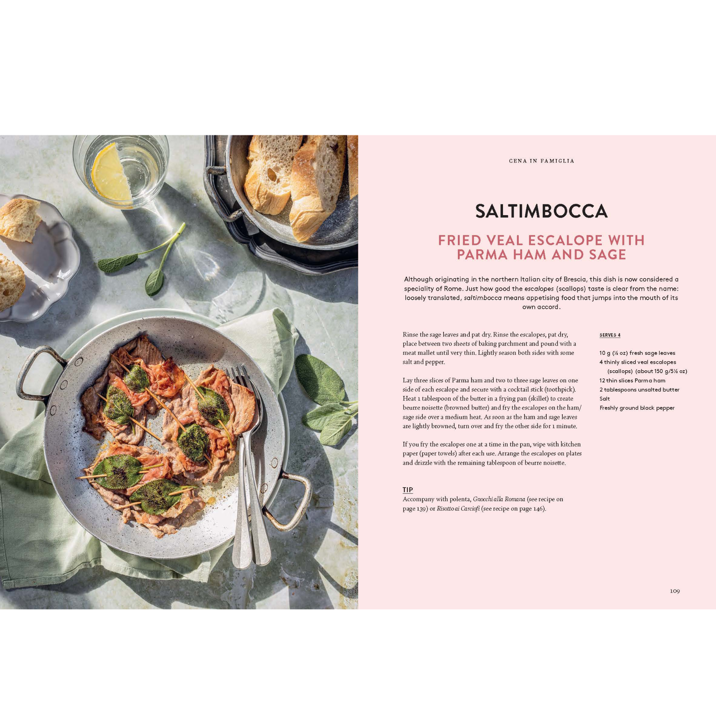 In Love with Rome: Recipes Cookbook