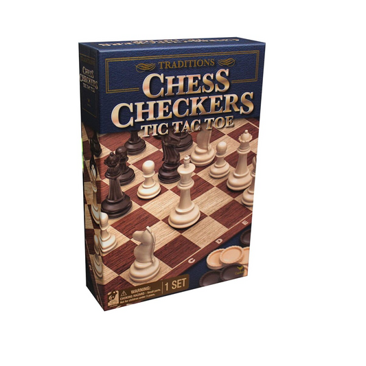 Traditions Chess Checkers Tic Tac Toe