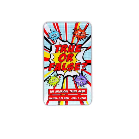 True or False Board Game Tin